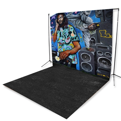 Music Mural Extended Printed Backdrop