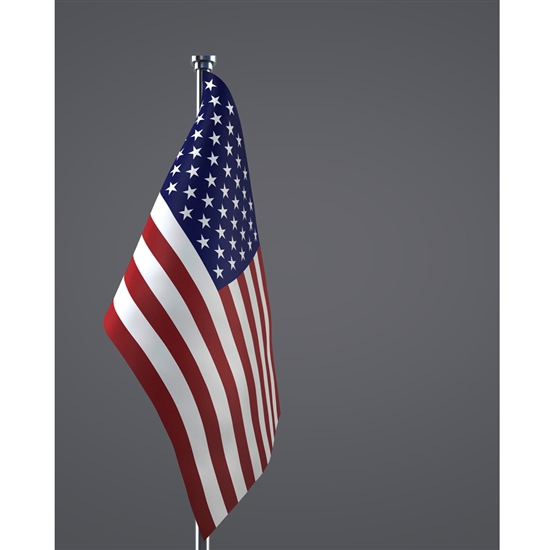 Formal American Flag Printed Backdrop