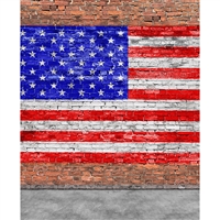 American Brick Printed Backdrop