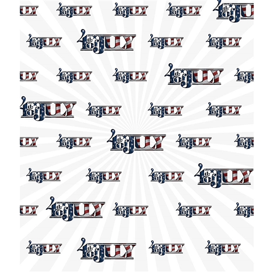 4th of July Printed Backdrop