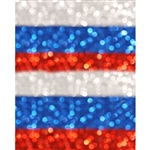 Patriotic Glitter Printed Backdrop