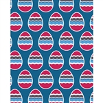 Pink, White & Blue Eggs Printed Backdrop