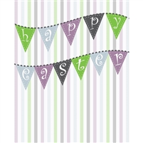 "Happy Easter" Banner Printed Backdrop