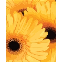 Giant SunflowersPainted Sunflowers Printed Backdrop