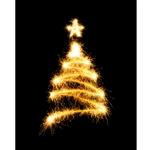 Sparkler Tree Printed Backdrop