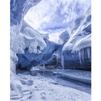 Glacier Cave Printed Backdrop