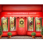 Christmas Toy Store Printed Backdrop