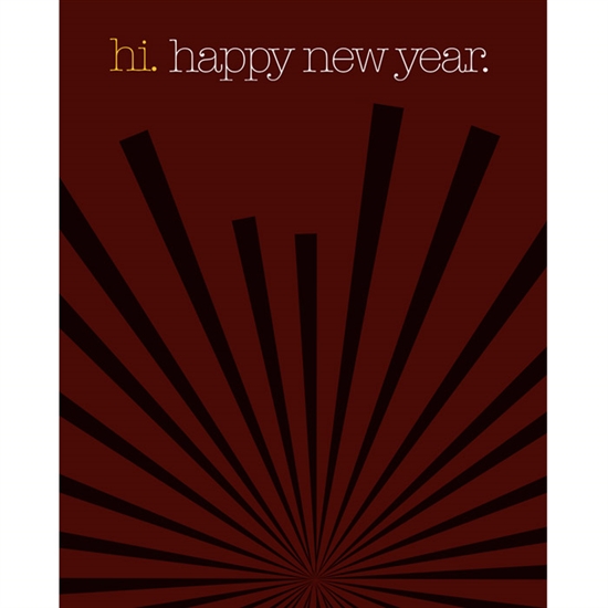 Hi New Year Printed Backdrop