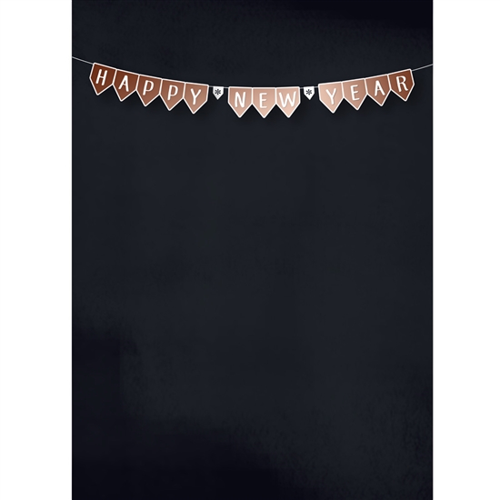 New Year's Bunting Printed Backdrop