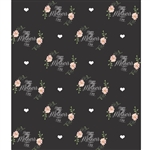 Mother's Day Hearts Printed Backdrop