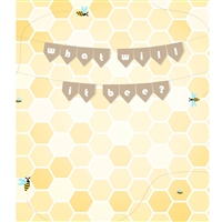 "What Will it Bee?" Gender Reveal Backdrop