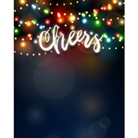 Holiday Cheer Printed Backdrop