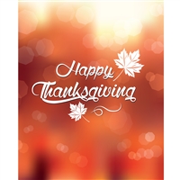 Thanksgiving Bokeh Printed Backdrop