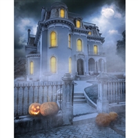 Haunted Mansion Printed Backdrop