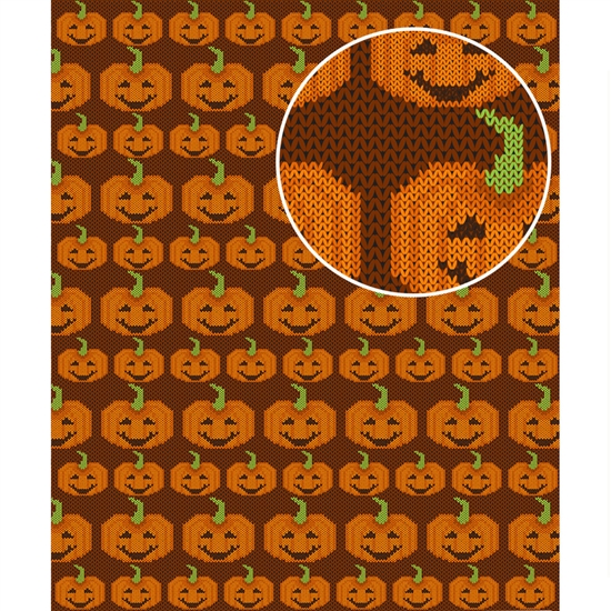 Pumpkin Sweater Printed Backdrop