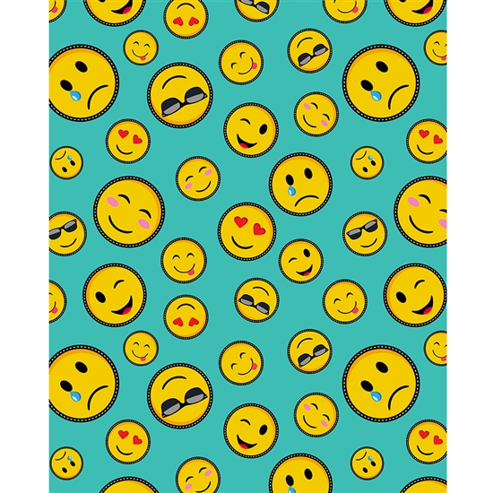 Emojis Printed Backdrop