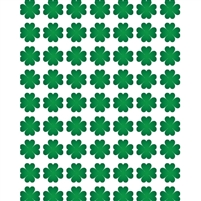 St. Patty's Clovers Printed Backdrop
