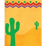 Southwest Desert Cacti Printed Backdrop