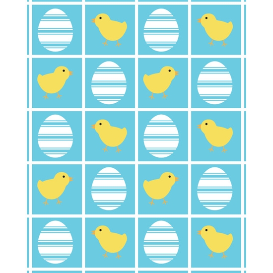Ducks & Easter Eggs Printed Backdrop