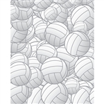 Volleyballs Printed Backdrop