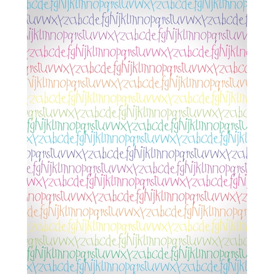 Colorful Writing Printed Backdrop