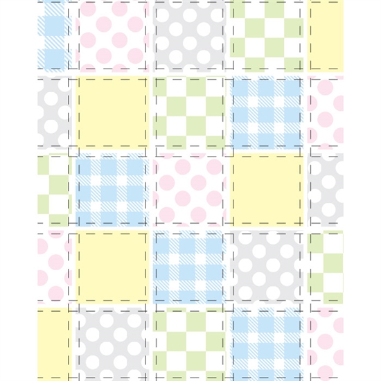 Pastel Quilt Printed Backdrop