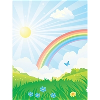 Rainbow Meadow Printed Backdrop