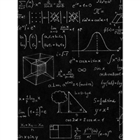 Science Formula Chalkboard Printed Backdrop