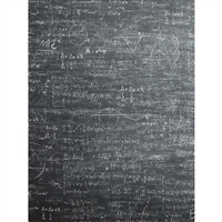 Physics Equation Chalkboard Printed Backdrop