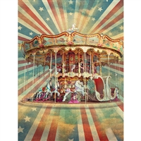 Carousel Printed Backdrop