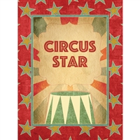 Circus Star Printed Backdrop