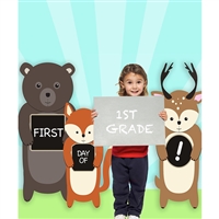 "First Day of School" Printed Backdrop