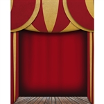 Circus Stage Printed Backdrop