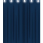 Blue Stage Curtain Printed Backdrop