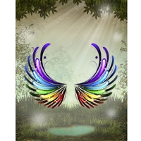 Fairy Wings Printed Backdrop
