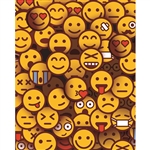 Emoji Crowd Printed Backdrop