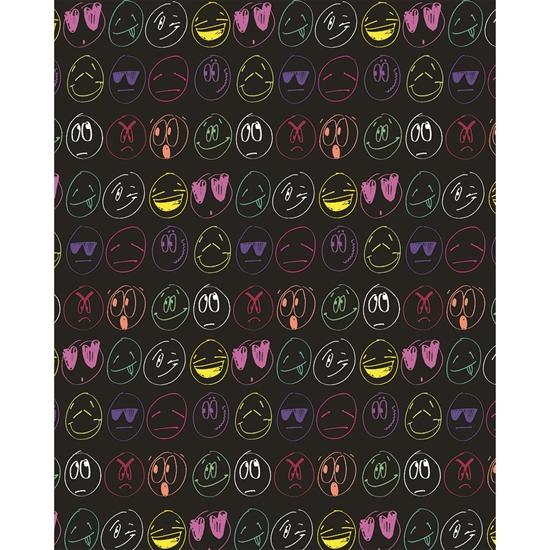Emoji Sketches Printed Backdrop