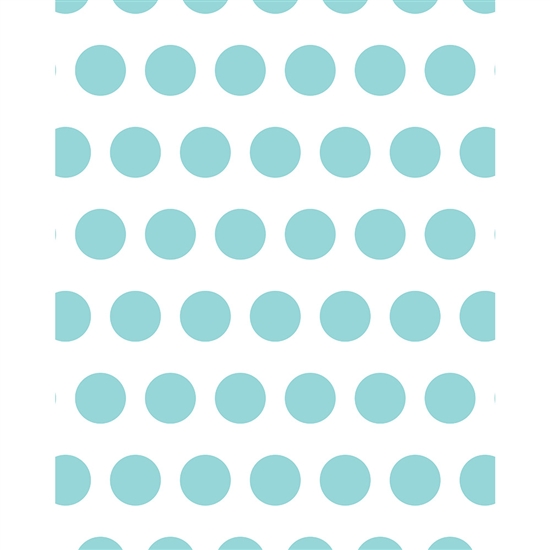 Aqua Polka Dots Printed Seamless Paper