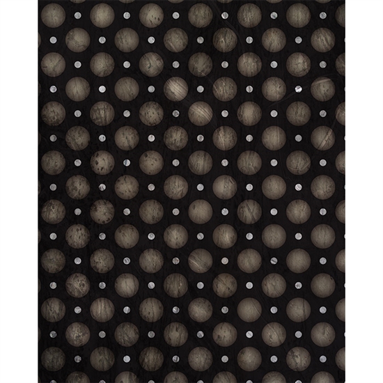 Grayscale Polka Dots Printed Backdrop