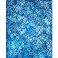Blue Ripples Printed Backdrop