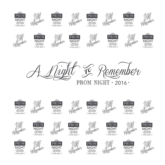 A Night to Remember Printed Backdrop