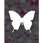 Butterfly Wings Poseable Printed Backdrop
