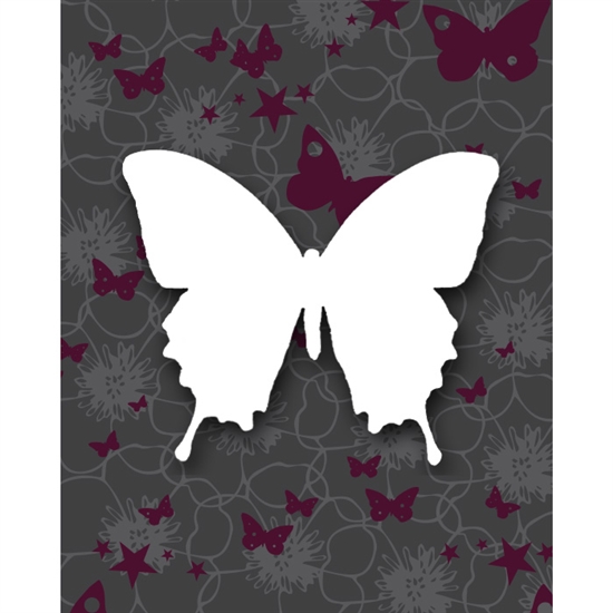 Butterfly Wings Poseable Printed Backdrop