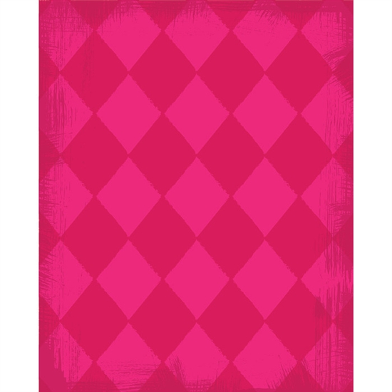 Pink Argyle Printed Backdrop