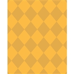 Yellow/Gold Argyle Printed Backdrop