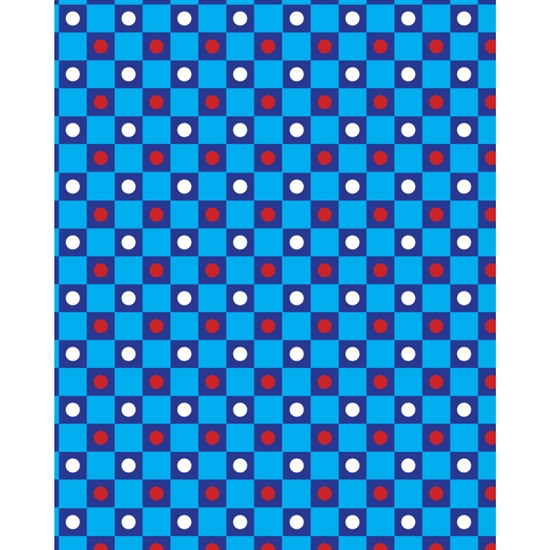 Checkerboard Polka Dots Printed Backdrop