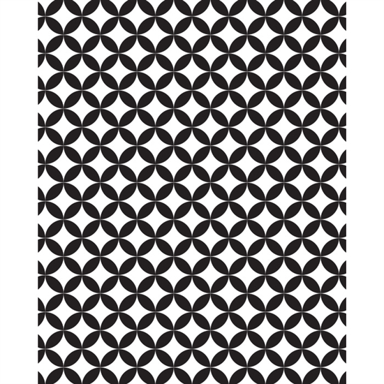 Black & White Geometric Printed Backdrop