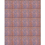 Elegant Orange Tiles Printed Backdrop