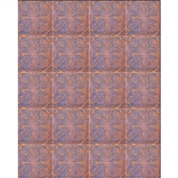 Elegant Orange Tiles Printed Backdrop