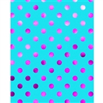 Magenta Polka Dots Printed Backdrop